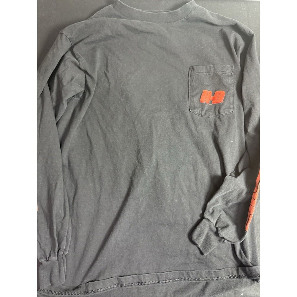 Vintage‎ Y2K Harley-Davidson Burlington NC Black Pocket Long Sleeve L